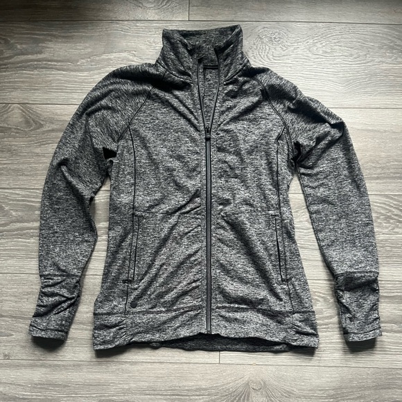Outdoor Research Gray Melody Zip Up Long Sleeve Mock Neck Jacket Size M Athletic - Picture 1 of 9